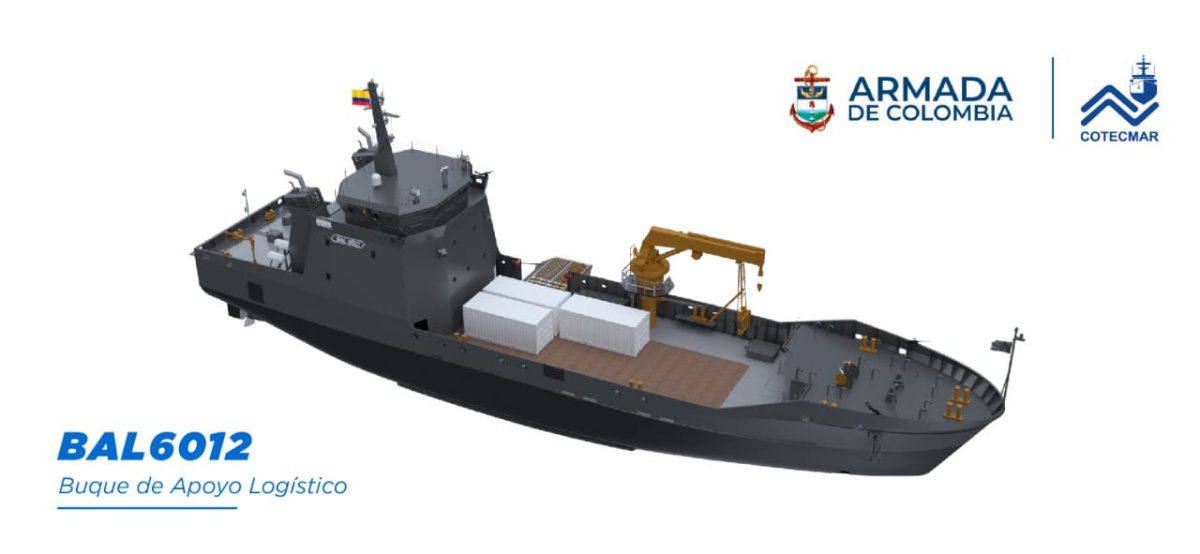 Colombia planea construir una segunda fragata y otro buque logístico en los próximos cuatro años
