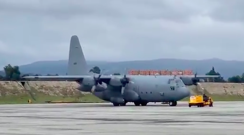 Llegan a Colombia dos C-130H donados por los Estados Unidos