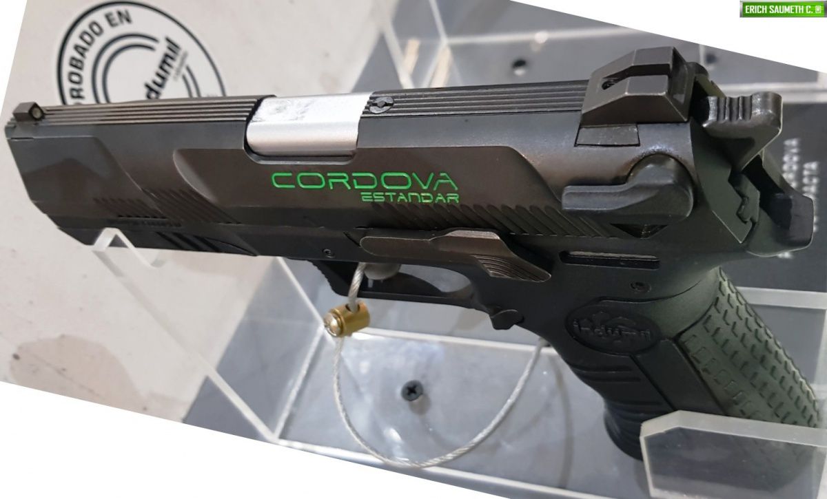 La Policía Colombiana evalúa la pistola Córdova de Indumil para renovar su parque de armas