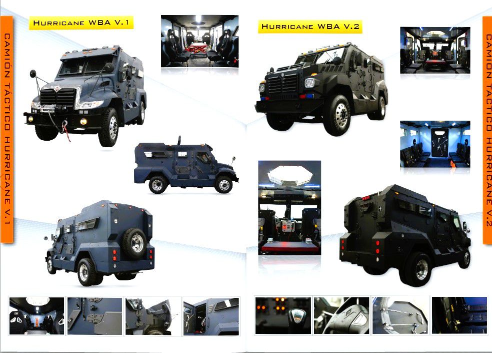 La Policía Nacional del Ecuador adquiere diez vehículos blindados