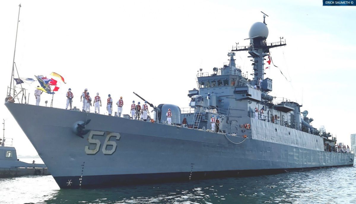 Colombia despliega por primera vez la corbeta ARC Almirante Tono