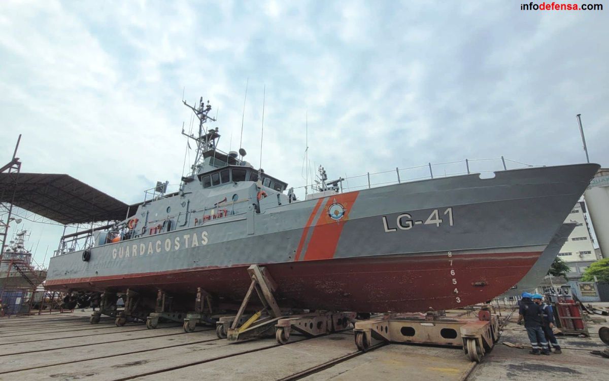 Astinave comienza los trabajos preventivos sobre el patrullero oceánico LG-41 de Ecuador